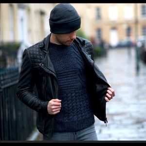 All Saints Leather Biker Jacket